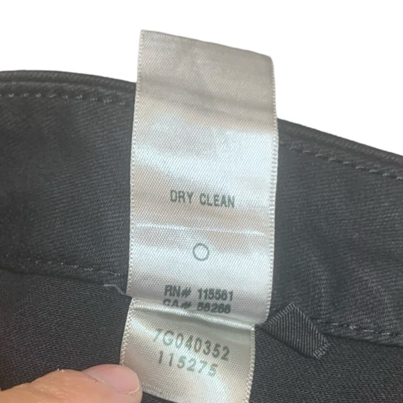 Jen7 by 7 For All Mankind Mid-Rise Stretch Coated Straight Ankle Women’s Size 16 - Picture 13 of 13